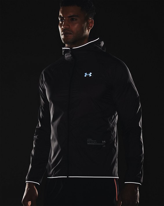 Men's UA Qualifier Storm Packable Jacket, Gray, pdpMainDesktop image number 4